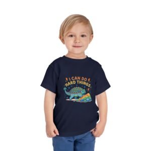 Dino I Can Do Hard Things Toddler Tee