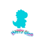 happy dino logo wh